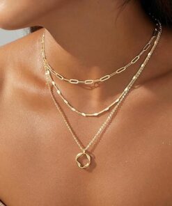 Gold Necklace Set